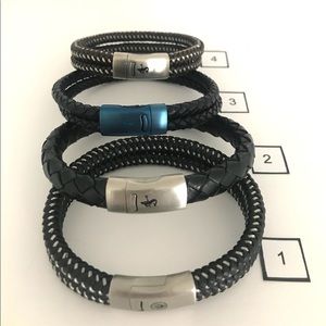 Bracelets. Leather and Rope. Clearance Collection